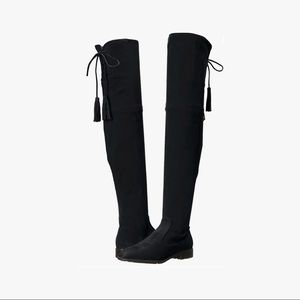 Marc Fisher Olympia Over the Knee Black Flat Heel Boots